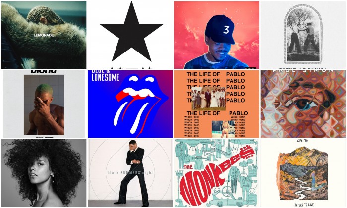 米ローリング・ストーン誌が選ぶ2016年ベストアルバム50枚