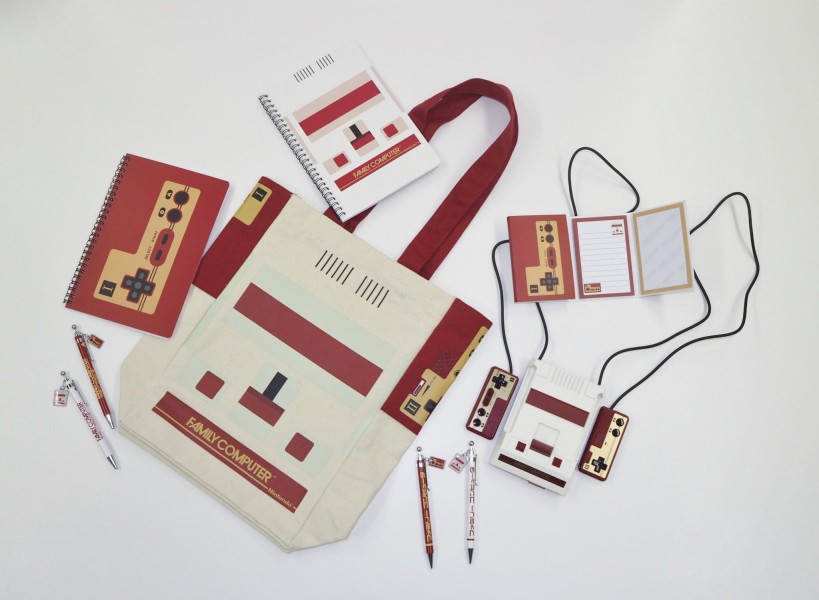 今度は文房具とトートバッグ！ファミコンデザインの雑貨新発売。