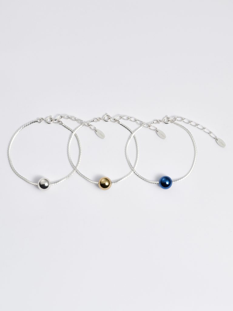 LAMBDA ラムダ NEW COLLECTION 水中 気泡 しずく 球体 ジュエリー シルバー