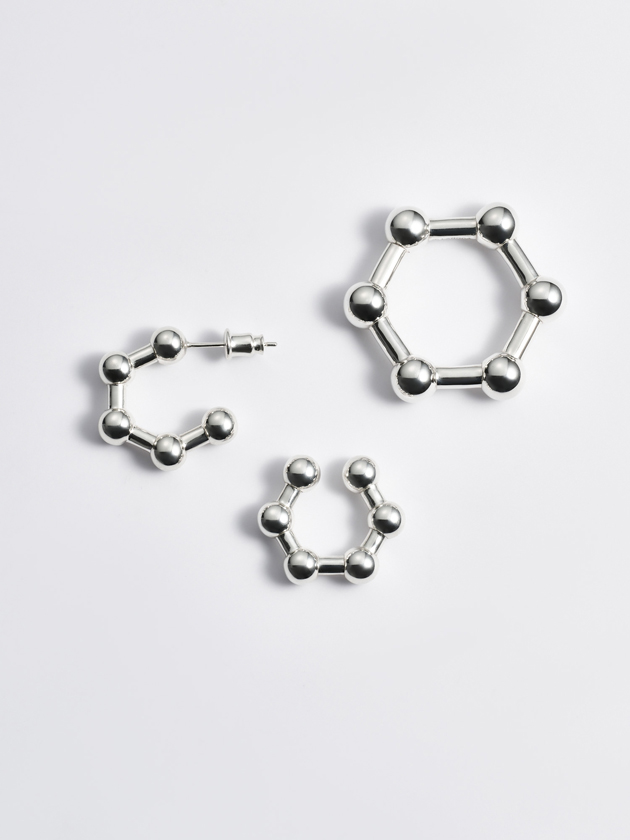  LAMBDA  ラムダ NEW COLLECTION 水中   気泡   しずく   球体   ジュエリー   シルバー